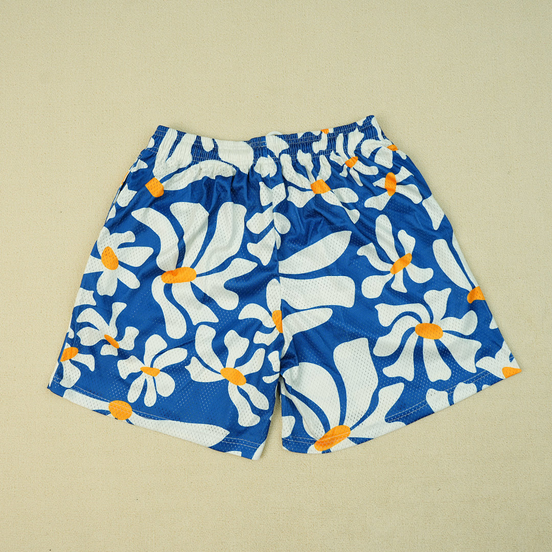 Chanel 80 Eric Emanuel EE Basic Short Blue Daisies/Yellow - Image 15