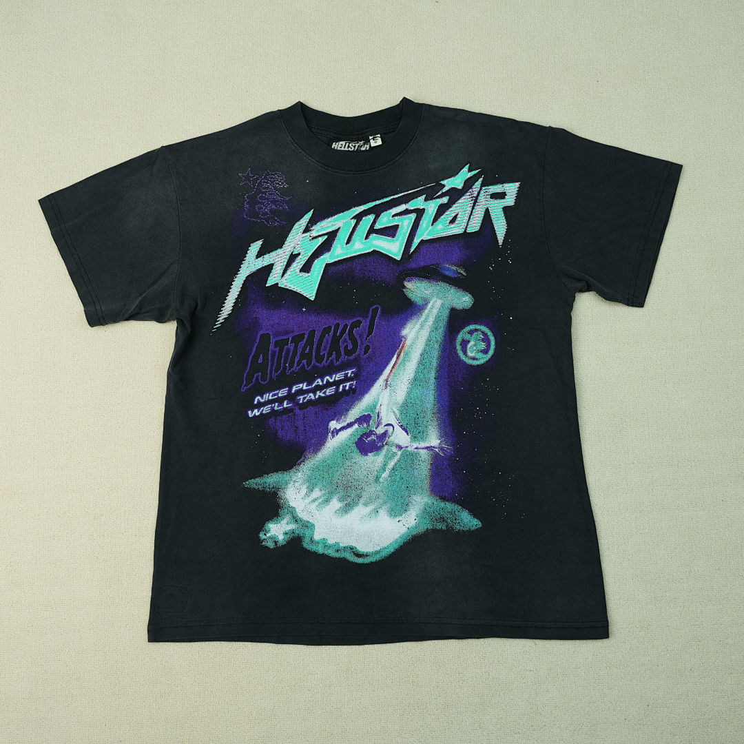 Other 205 Hellstar Attacks T-Shirt (Black) - Image 6