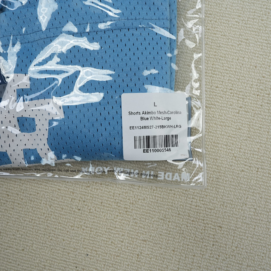 Chanel 80 Eric Emanuel EE Akimbo Tyrrell Winston Short Carolina Blue/White - Image 4