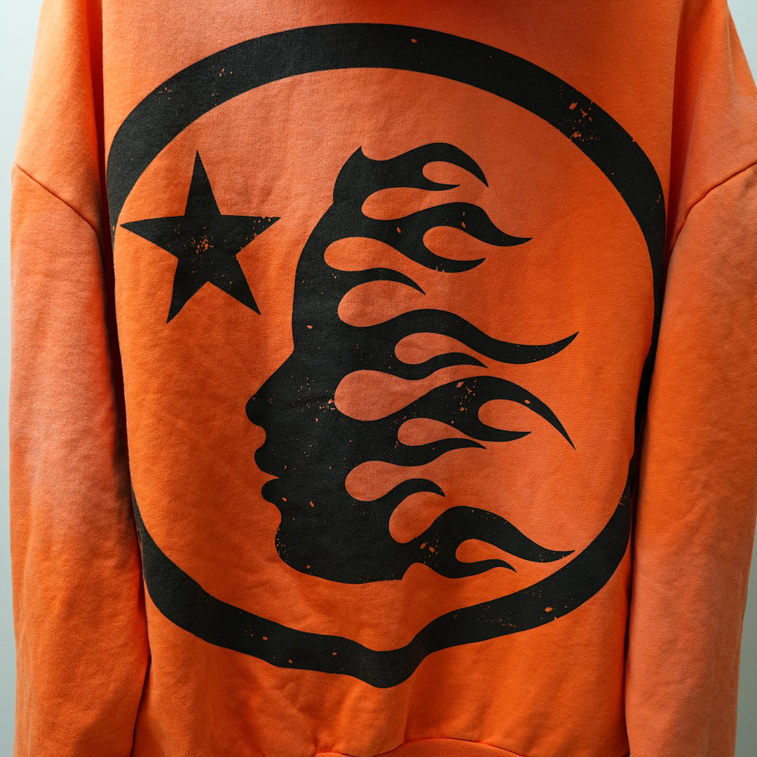 Other Hellstar Fire Orange Hoodie Dye - Image 32