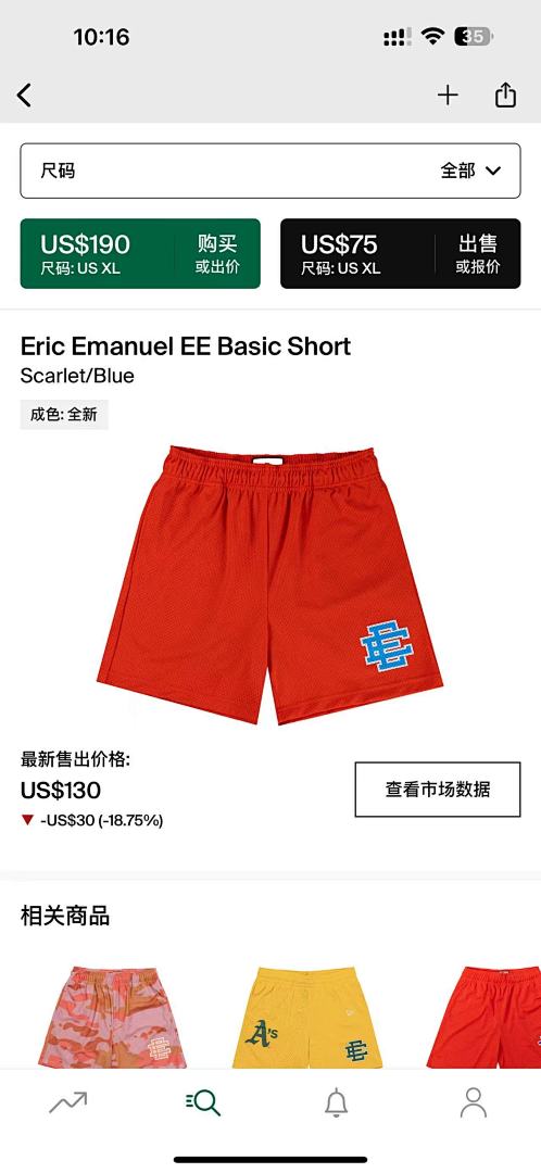 Chanel Chanel 80 Eric Emanuel EE Basic Short Scarlet/Blue, photo 1