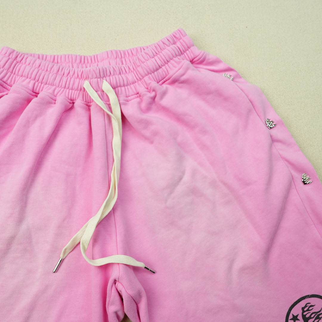 Other 290 Hellstar Snap Sweatshorts Shorts (Pink) - Image 15