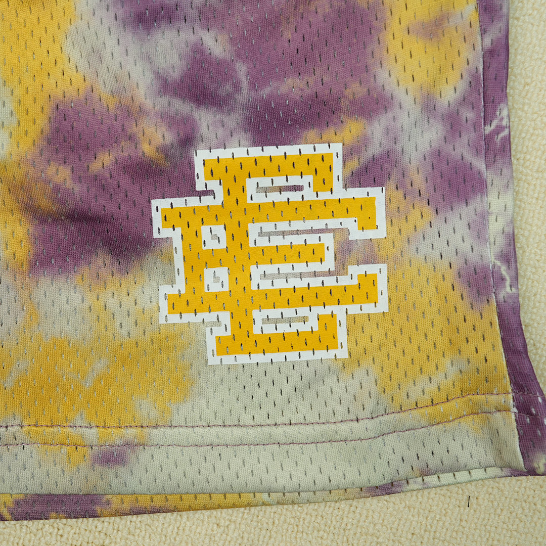 Chanel 80 Eric Emanuel EE Basic Short Purple Tie Dye/Yellow - Image 12