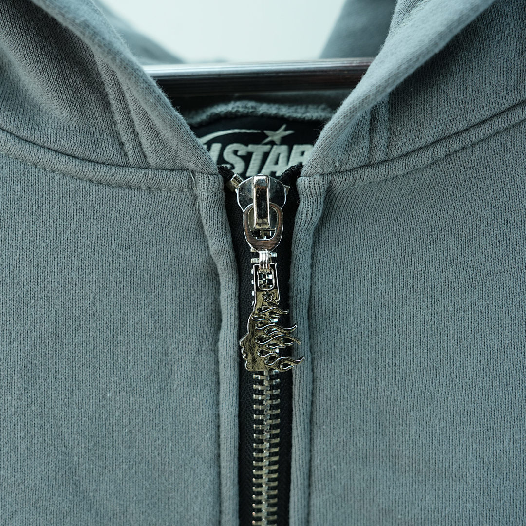 Other 380 Hellstar Studios Zip Hoodie (Gray) - Image 13
