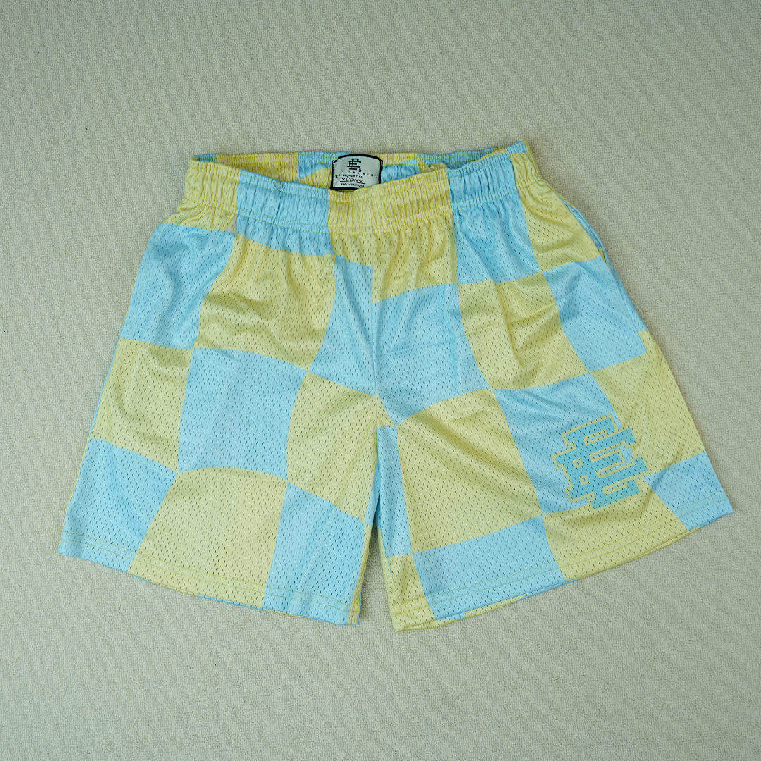 Chanel 80Eric Emanuel EE Basic Short Blue Yellow Wavy Flag - Image 8