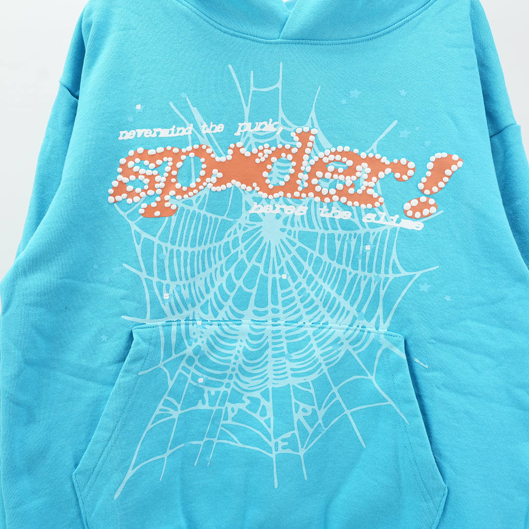 Other 265 Sp5Der Punk V2 Hoodie Cyan - Image 6