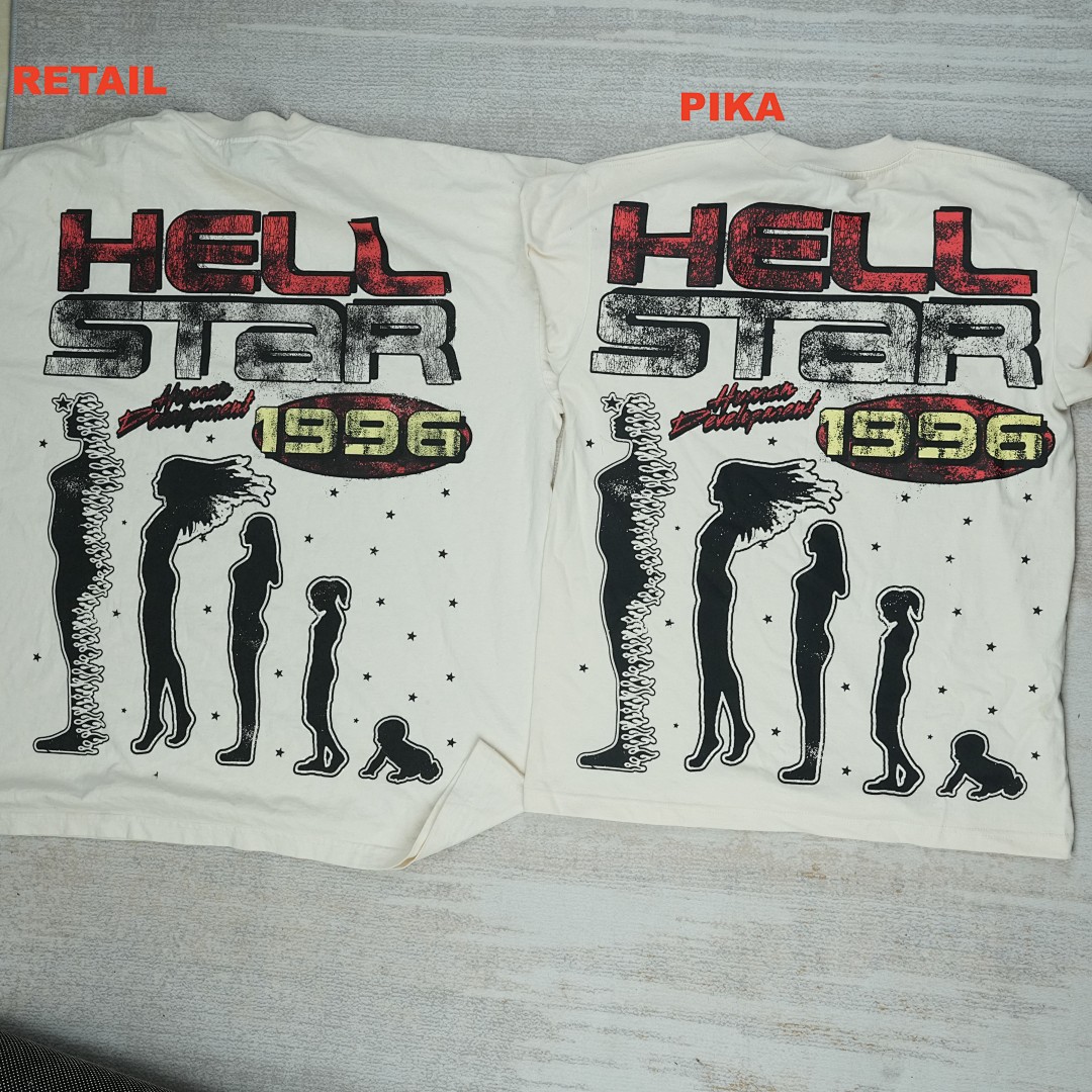 Other 155 Hellstar Studios Cranium Short Sleeve Tee Shirt (Cream) - Image 10