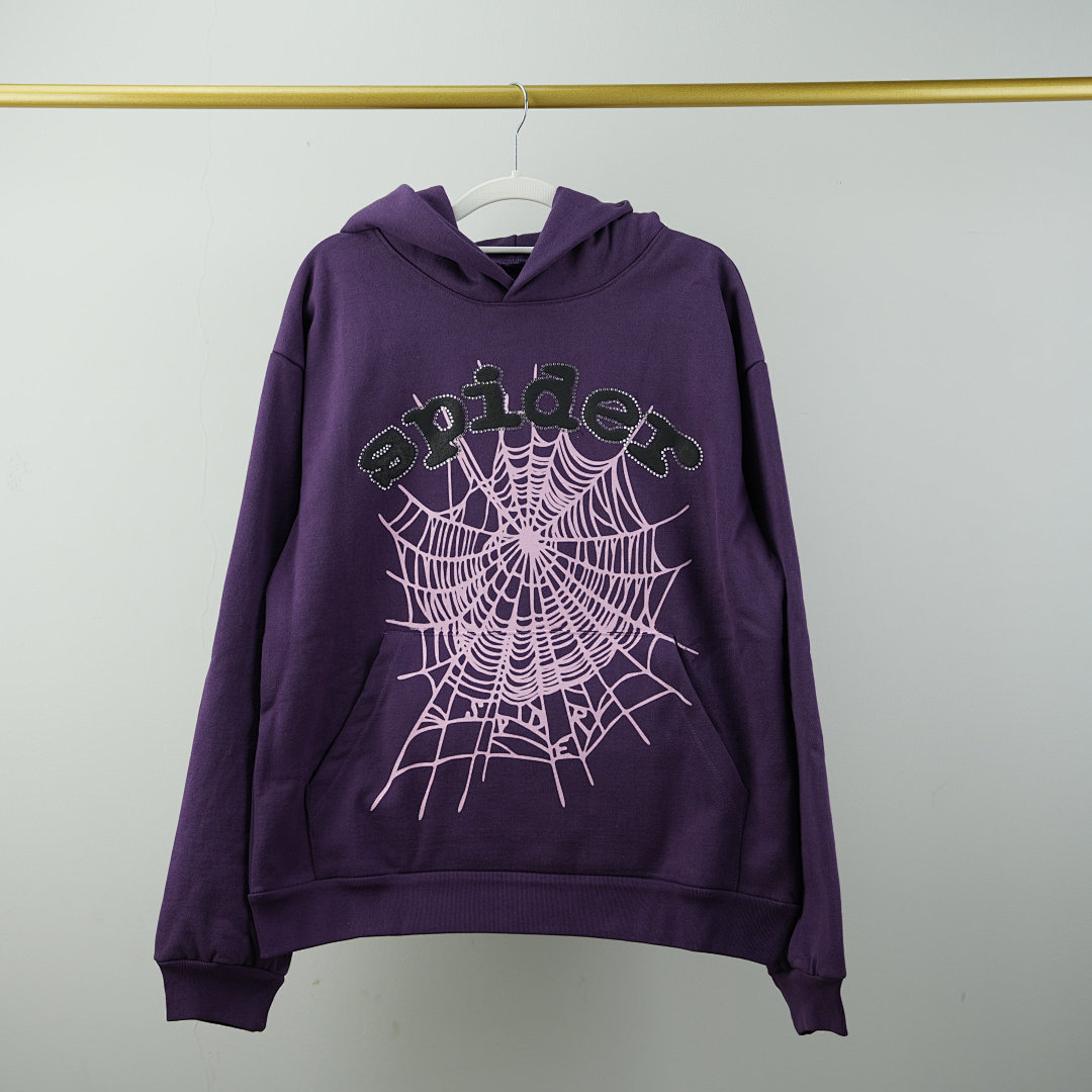 Other SPIDER F&Amp;F Sp5Der Hoodie (Purple) - Image 15