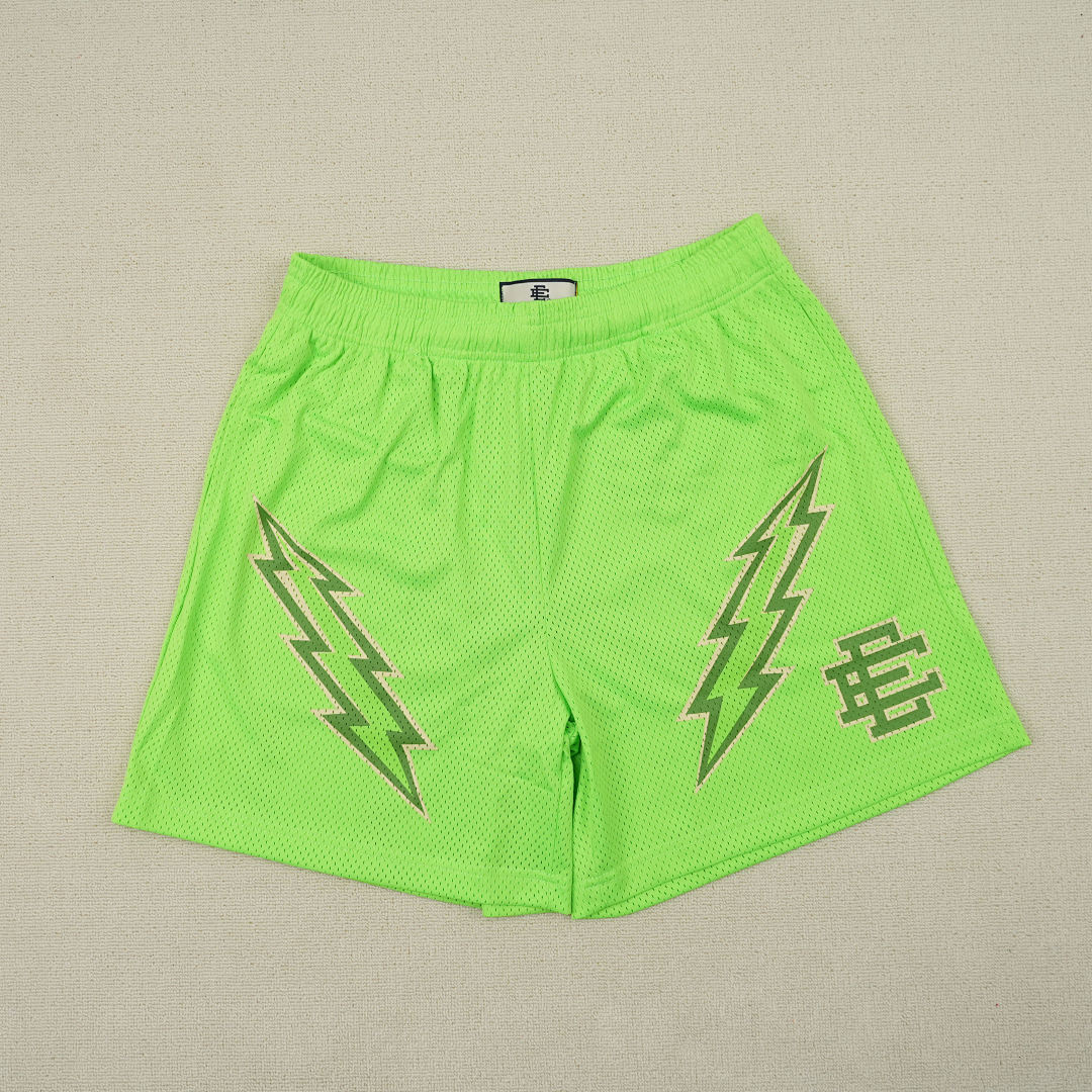 Chanel 80 Eric Emanuel EE Basic Short Gecko Green Bolts - Image 4