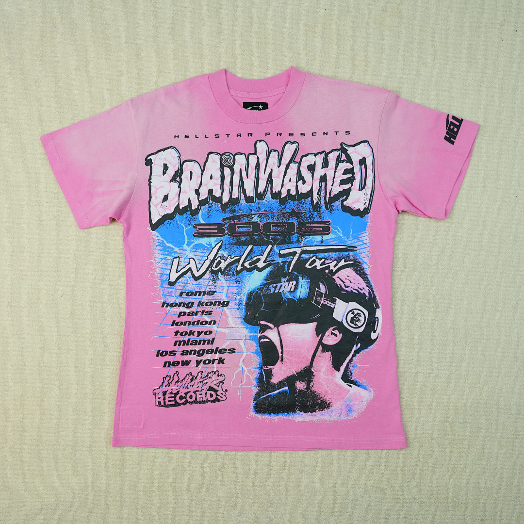 Other 65 Hellstar Brainwashed World Tour T-ShirtPink - Image 8