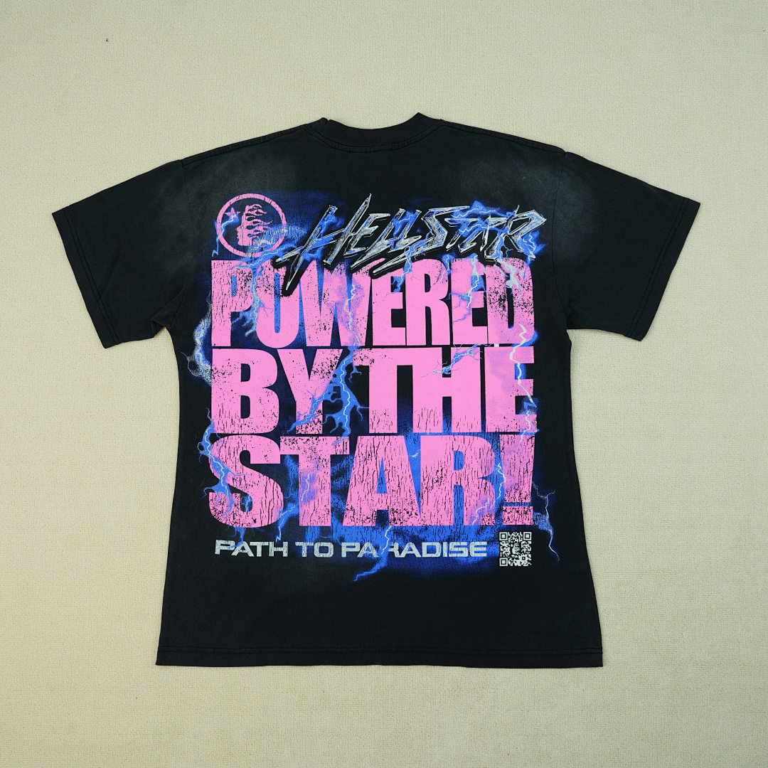 Other 240 Hellstar Powered ByThe Star T-Shirt (Black) - Image 18