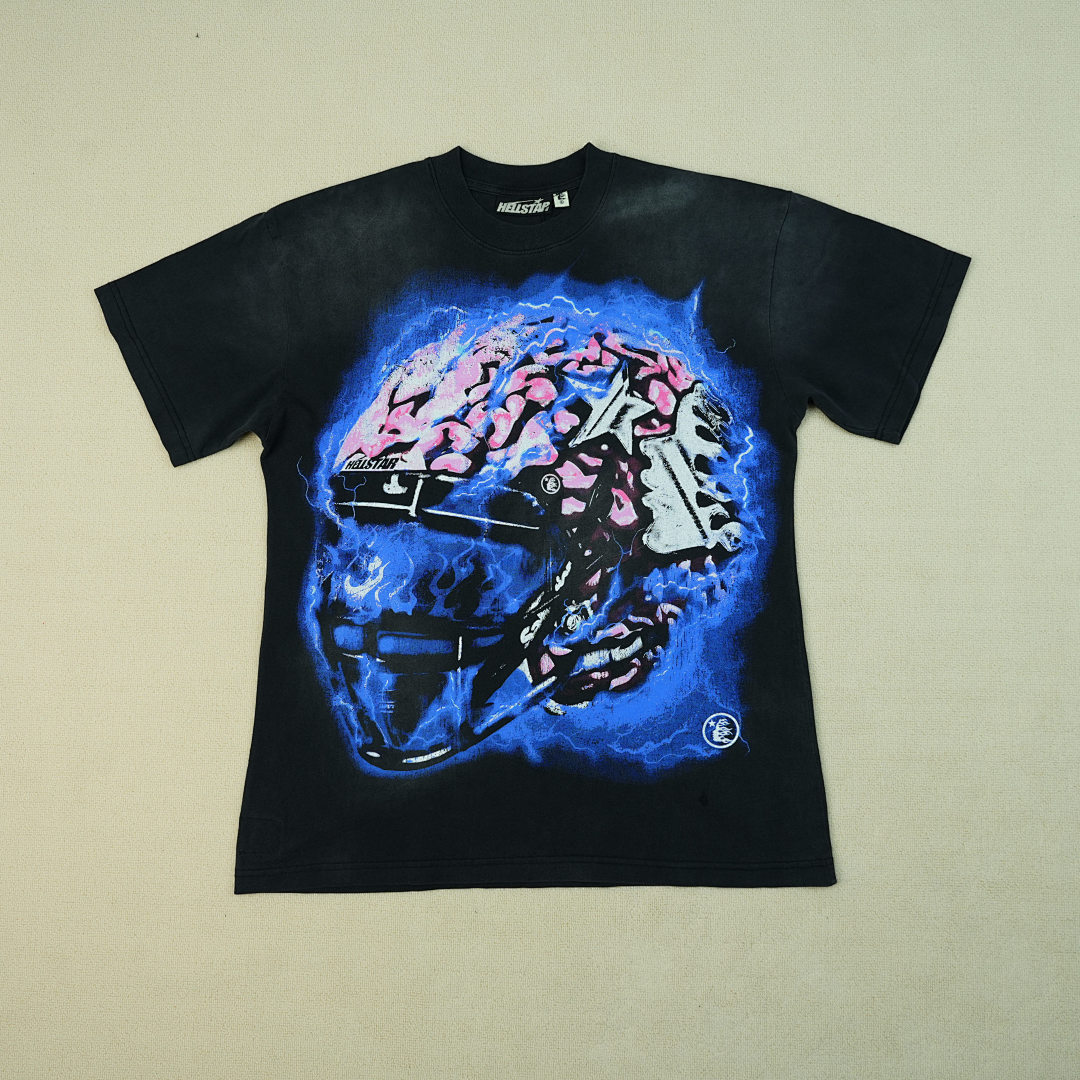 Other 240 Hellstar Powered ByThe Star T-Shirt (Black) - Image 8