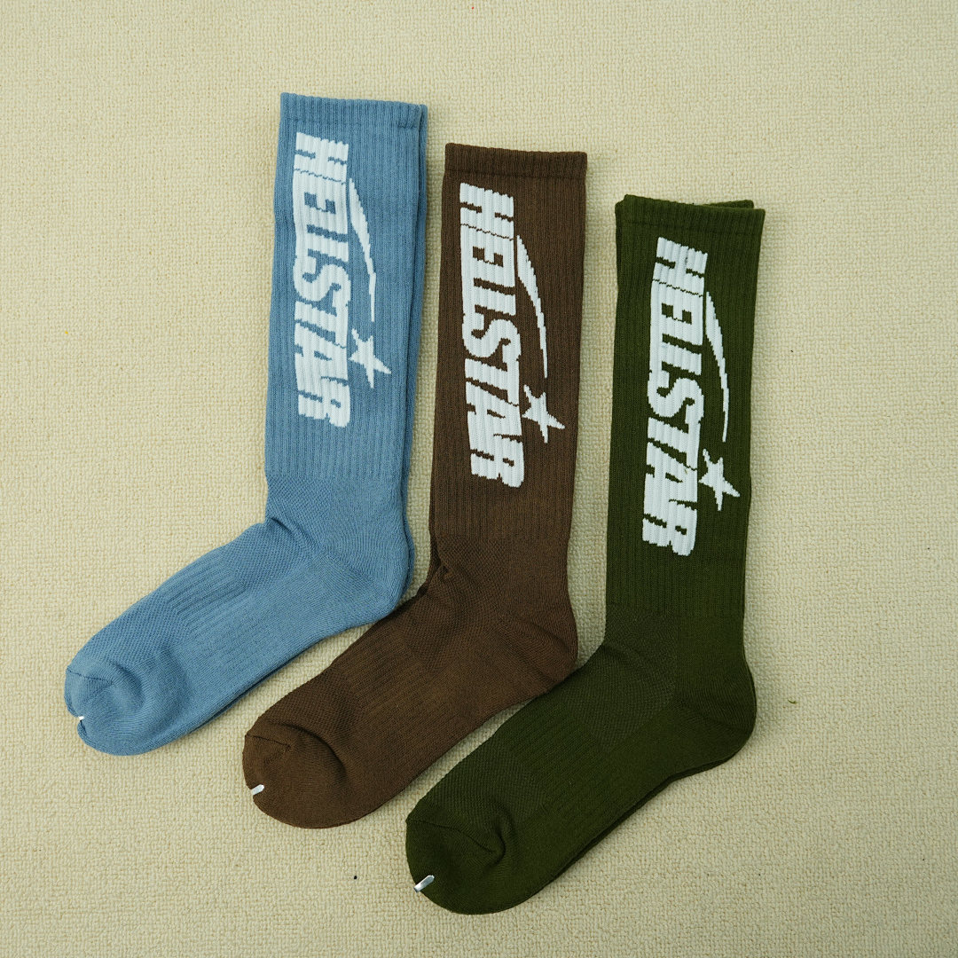 Other 35 Hellstar Logo Socks Earth Tone (3 Pack) - Image 5