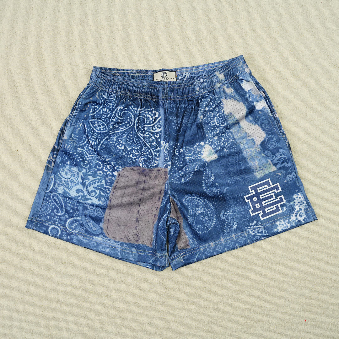 Chanel 80 Eric Emanuel EE Basic Short Blue Paisley (SS24) - Image 5