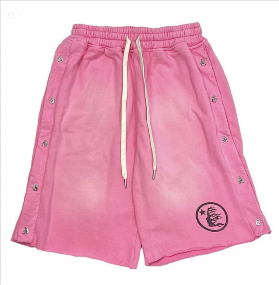 Other 290 Hellstar Snap Sweatshorts Shorts (Pink) - Image 2