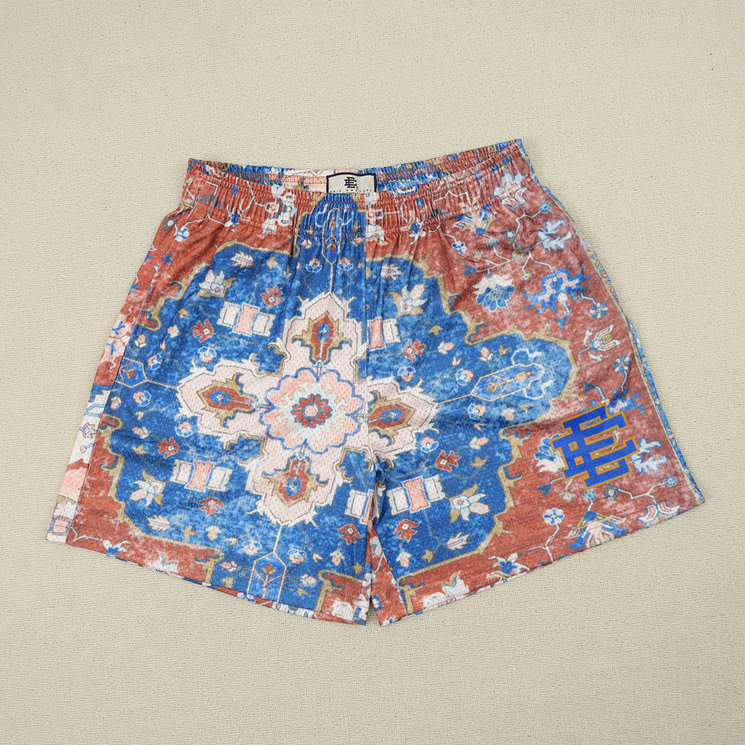 Chanel 80 Eric Emanuel EE Basic Rug Print Short White/Navy - Image 4