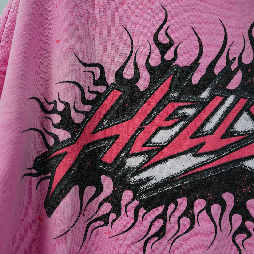 Other 415 Hellstar Brainwashed With Brain Hoodie (Pink) - Image 14
