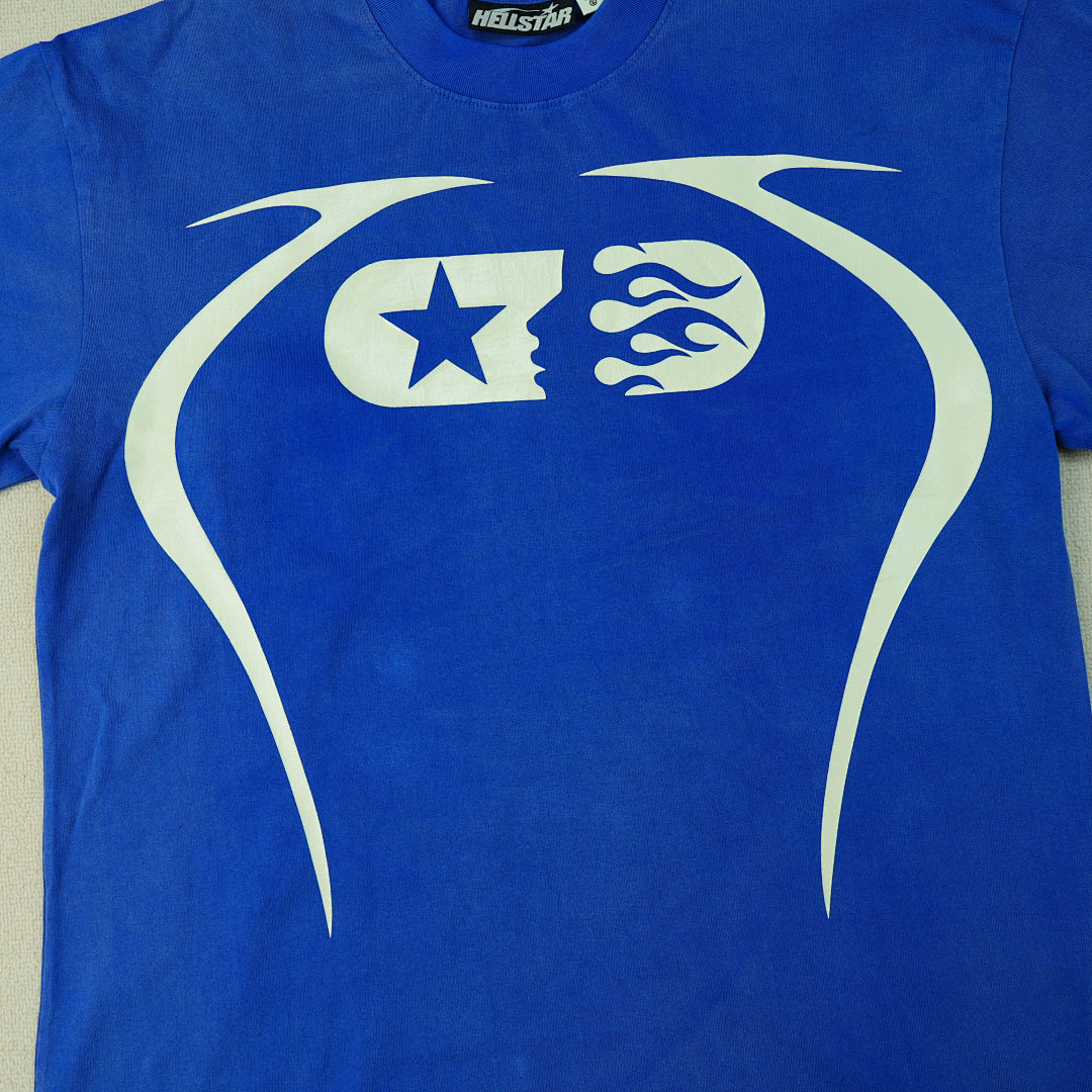 Other 205 Hellstar Warm Up T-Shirt (Blue) - Image 8