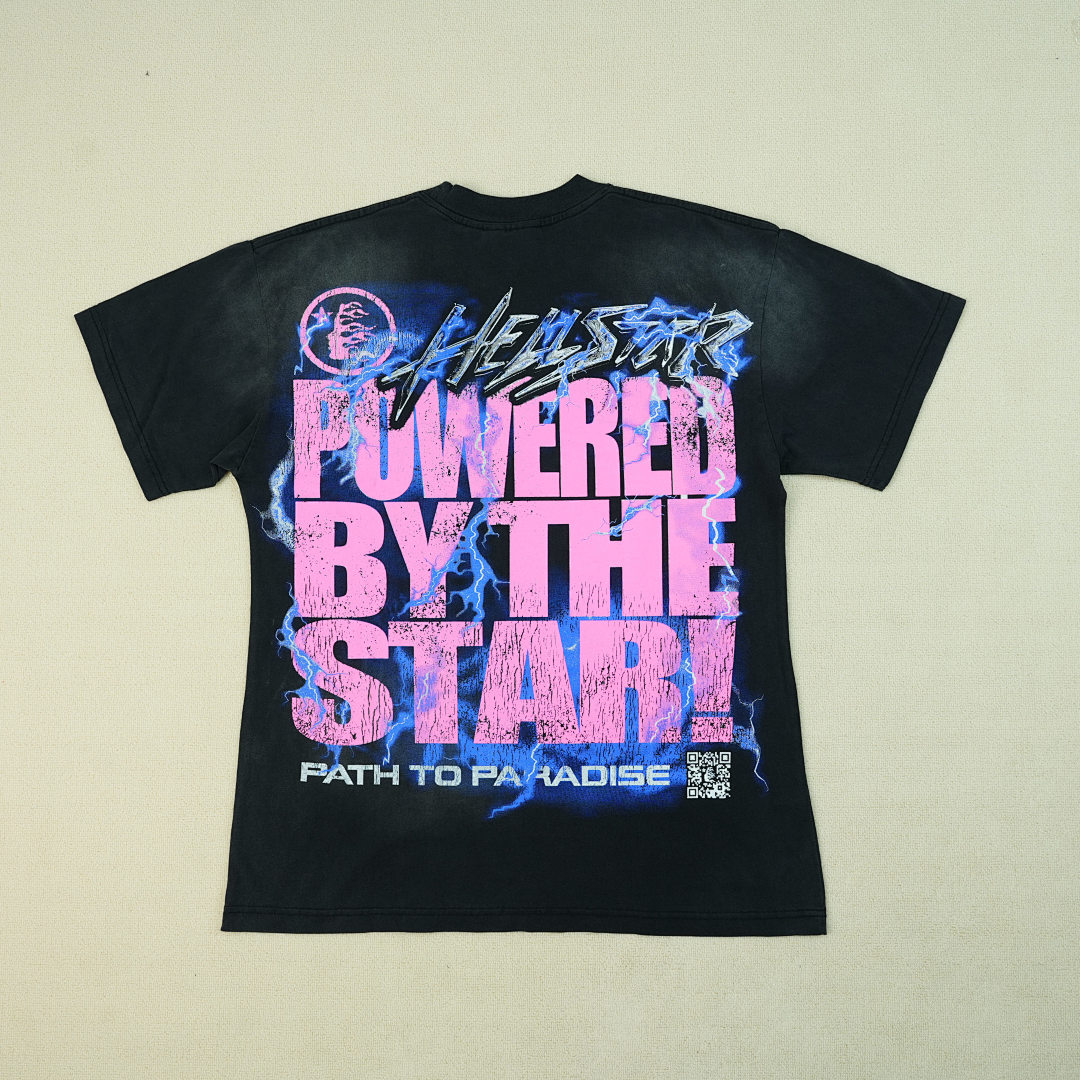Other 240 Hellstar Powered ByThe Star T-Shirt (Black) - Image 20
