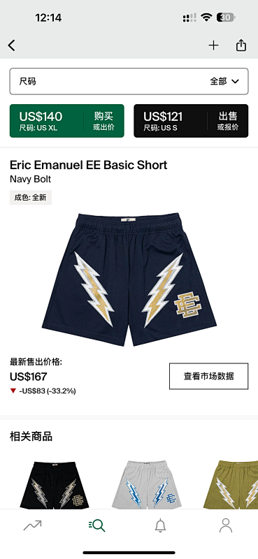Chanel 80 Eric Emanuel EE Basic Short Navy Bolt, photo 1