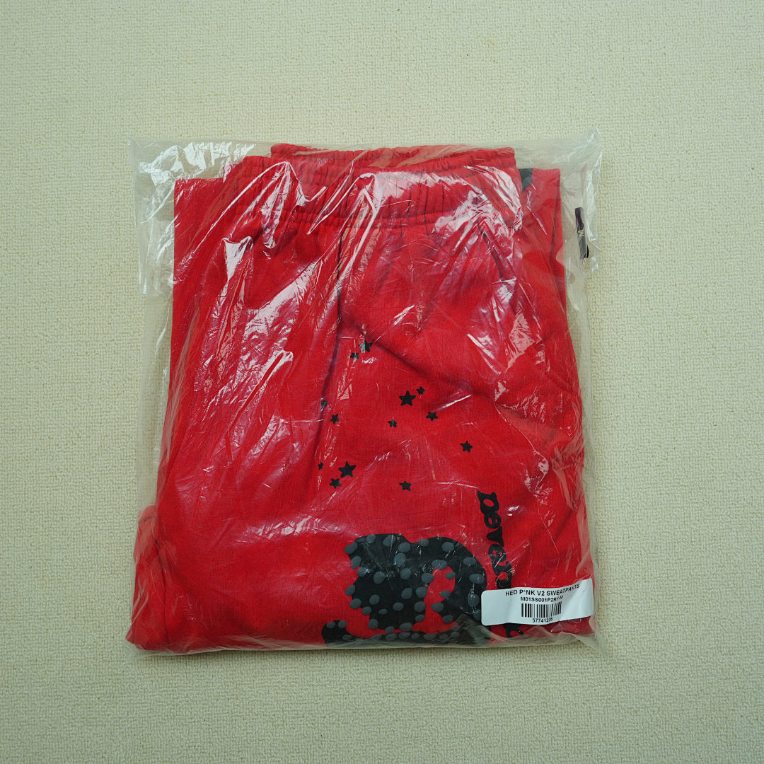 Other Sp5Der P*NK V2 Sweatpant (Red) - Image 3