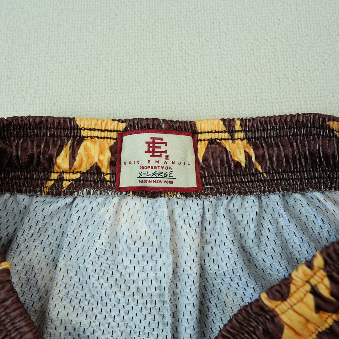 Chanel 80 Eric Emanuelx BAPE Miami Basic Short Brown/Yellow - Image 16