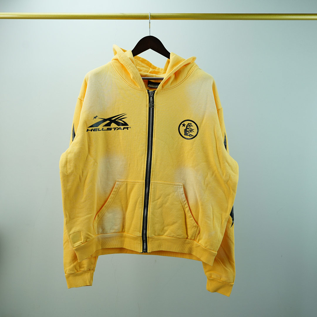 Other 380 Hellstar Sports Zip-Up SweatshirtYellow - Image 5