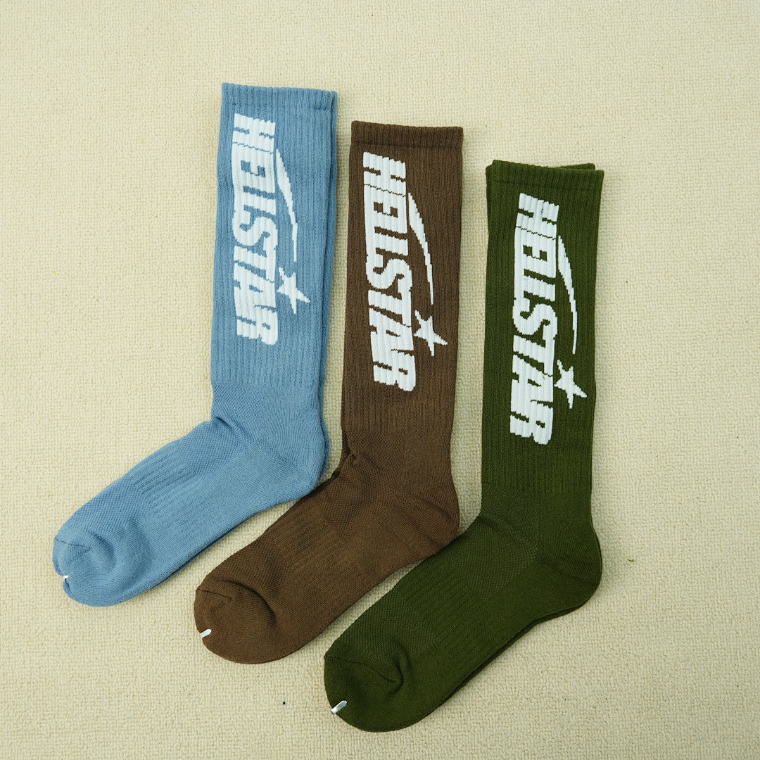 Other 35 Hellstar Logo Socks Earth Tone (3 Pack) - Image 7