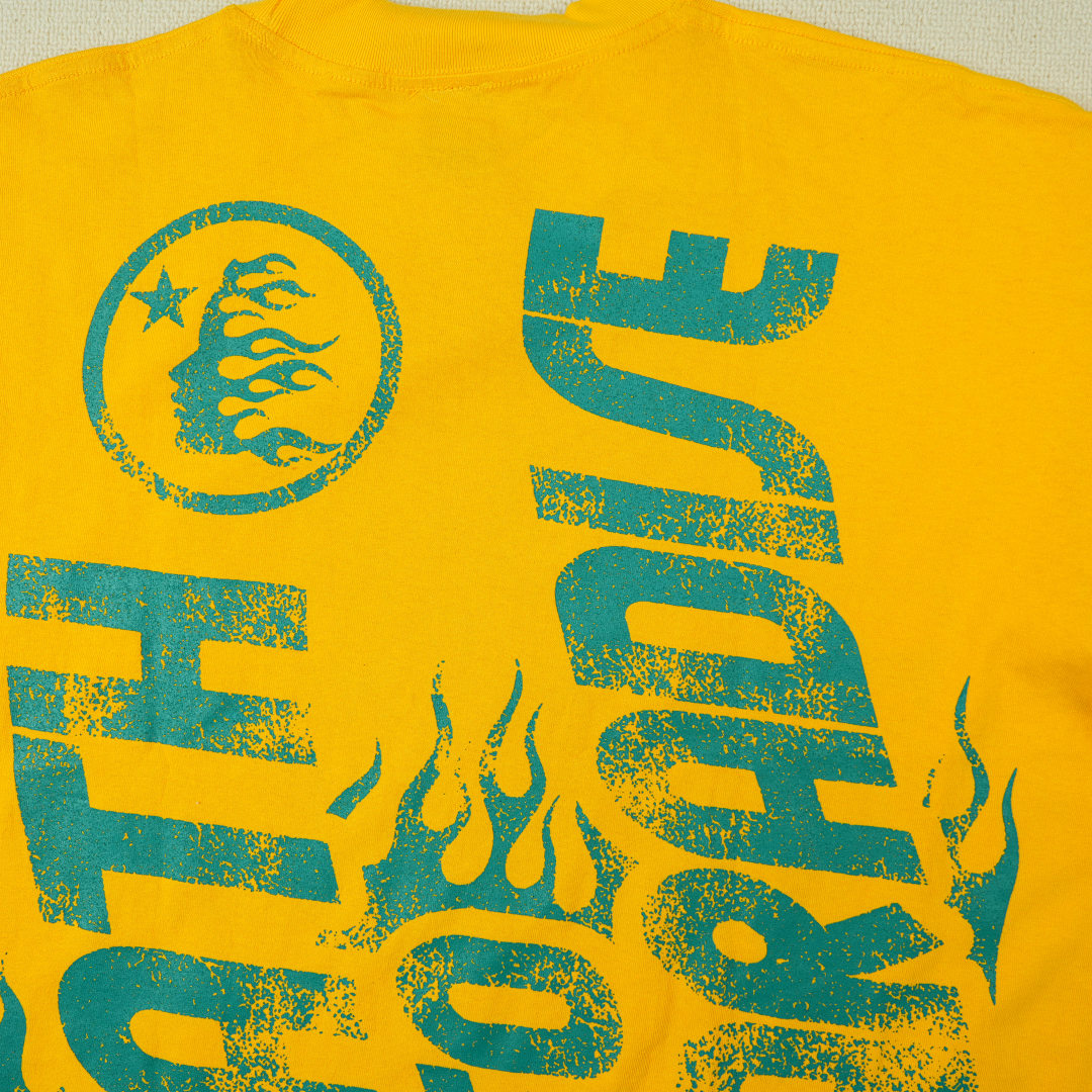 Other 65 Hellstar Studios Jesus Emblem Short Sleeve Tee Shirt (Yellow) - Image 35