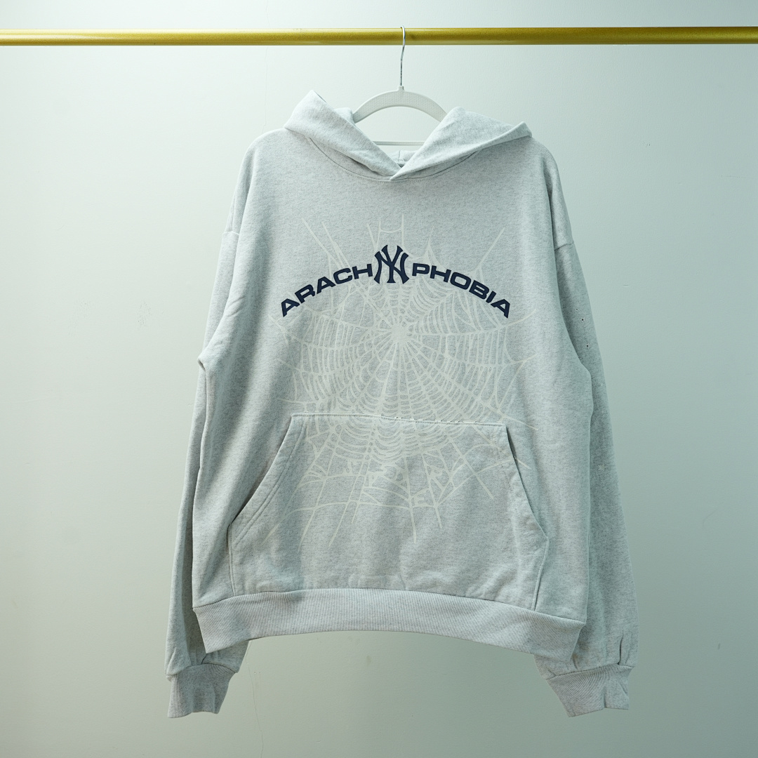 Other 265 Sp5Der Arach NY Phobia Hoodie Ash (Grey) - Image 12
