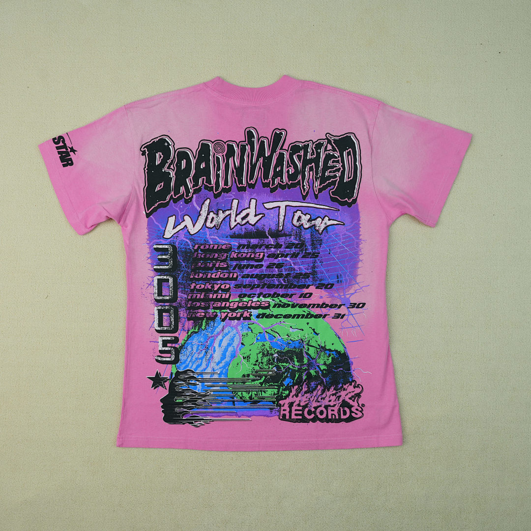 Other 65 Hellstar Brainwashed World Tour T-ShirtPink - Image 23