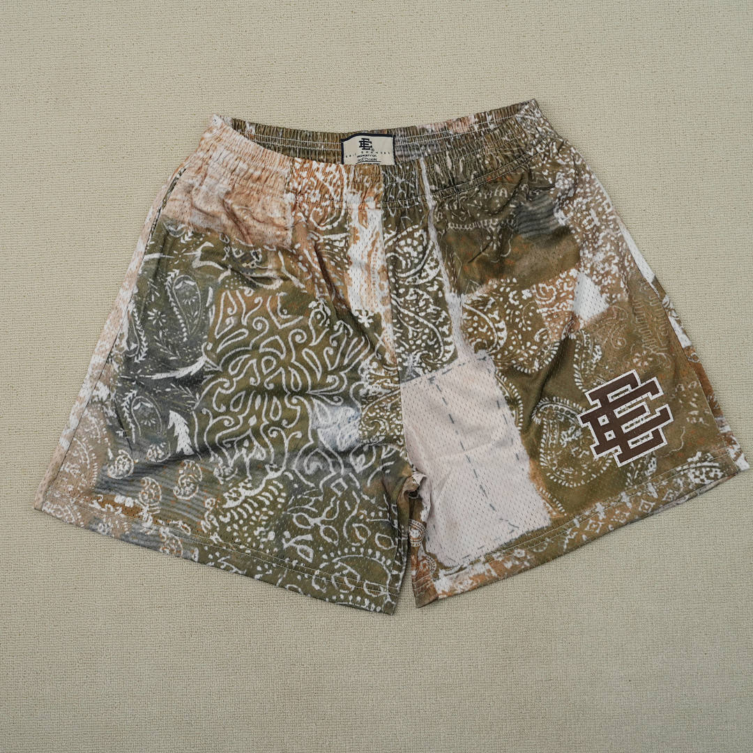 Chanel Eric Emanuel EE Basic Short Brown Paisley - Image 9