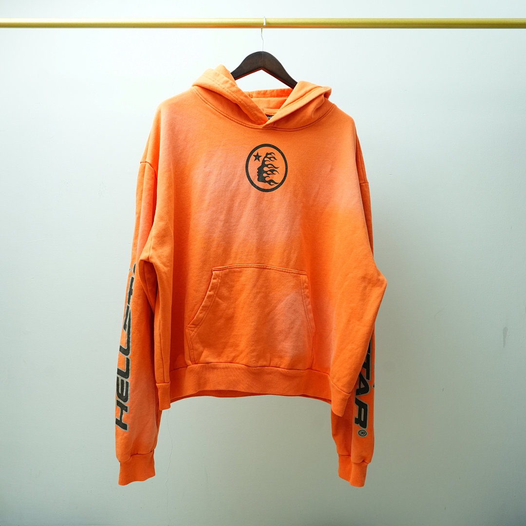 Other Hellstar Fire Orange Hoodie Dye - Image 8
