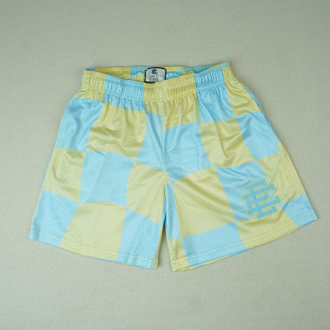 Chanel 80Eric Emanuel EE Basic Short Blue Yellow Wavy Flag - Image 9