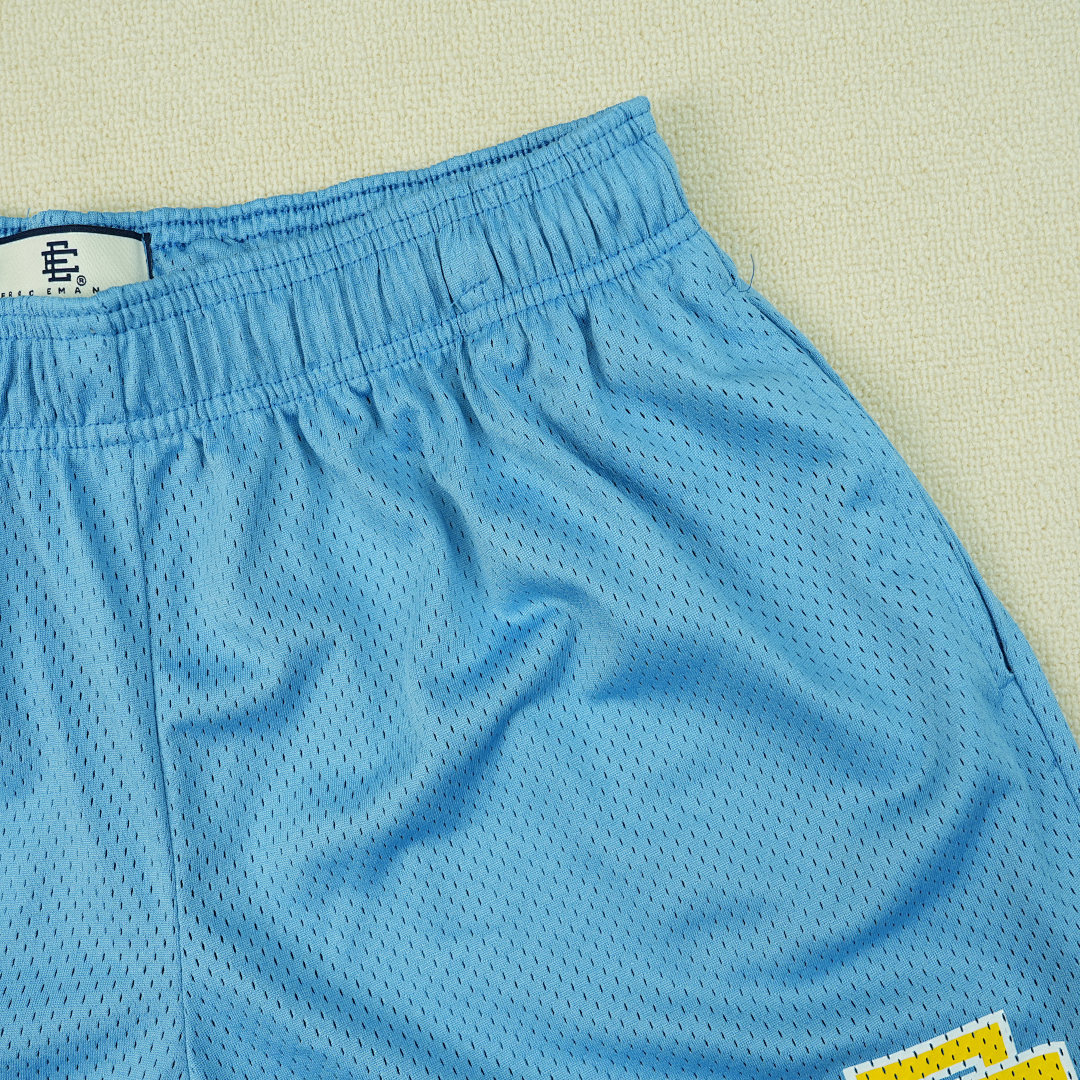 Chanel 80 Eric Emanuel EE Short Carolina Blue/Yellow - Image 16