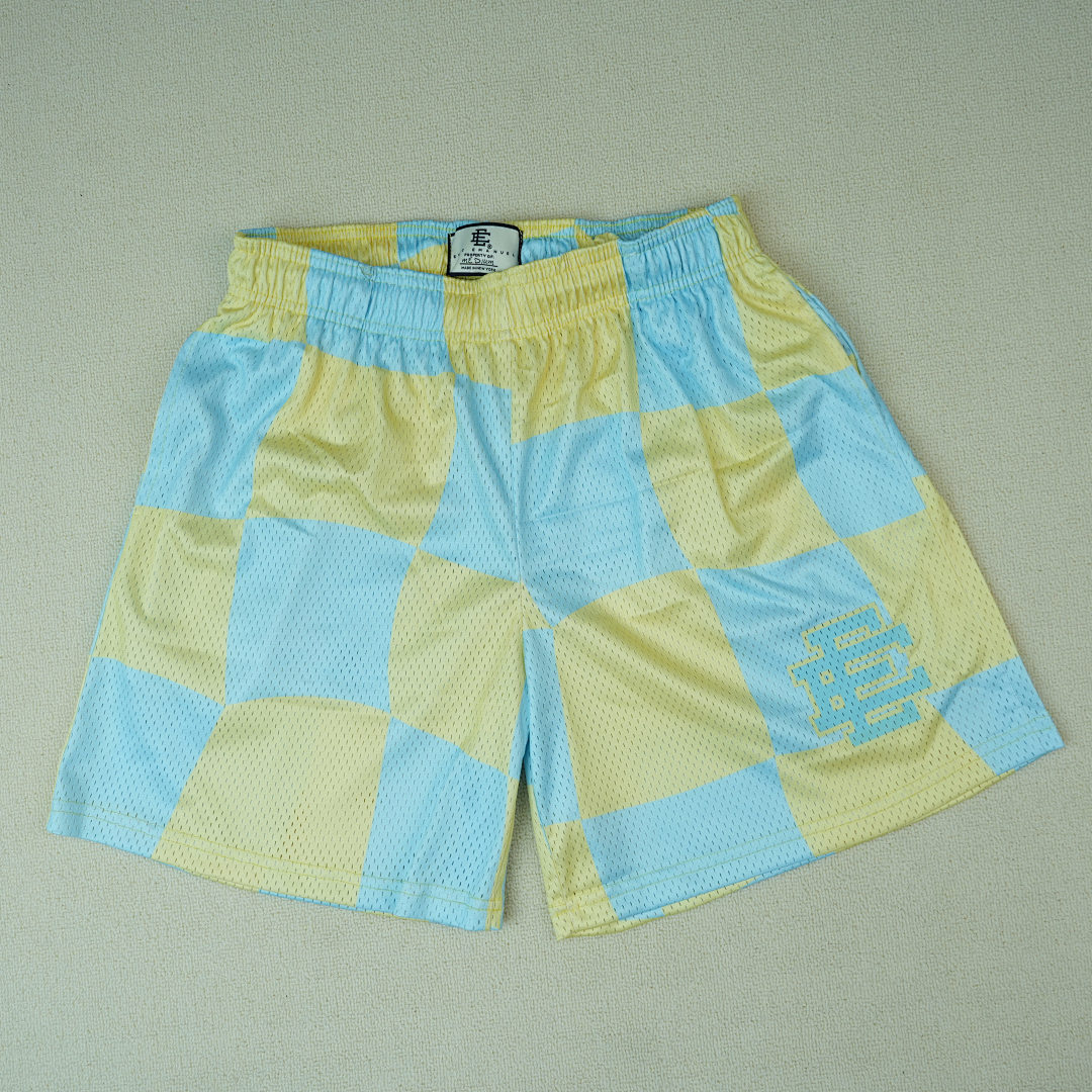 Chanel 80Eric Emanuel EE Basic Short Blue Yellow Wavy Flag - Image 6