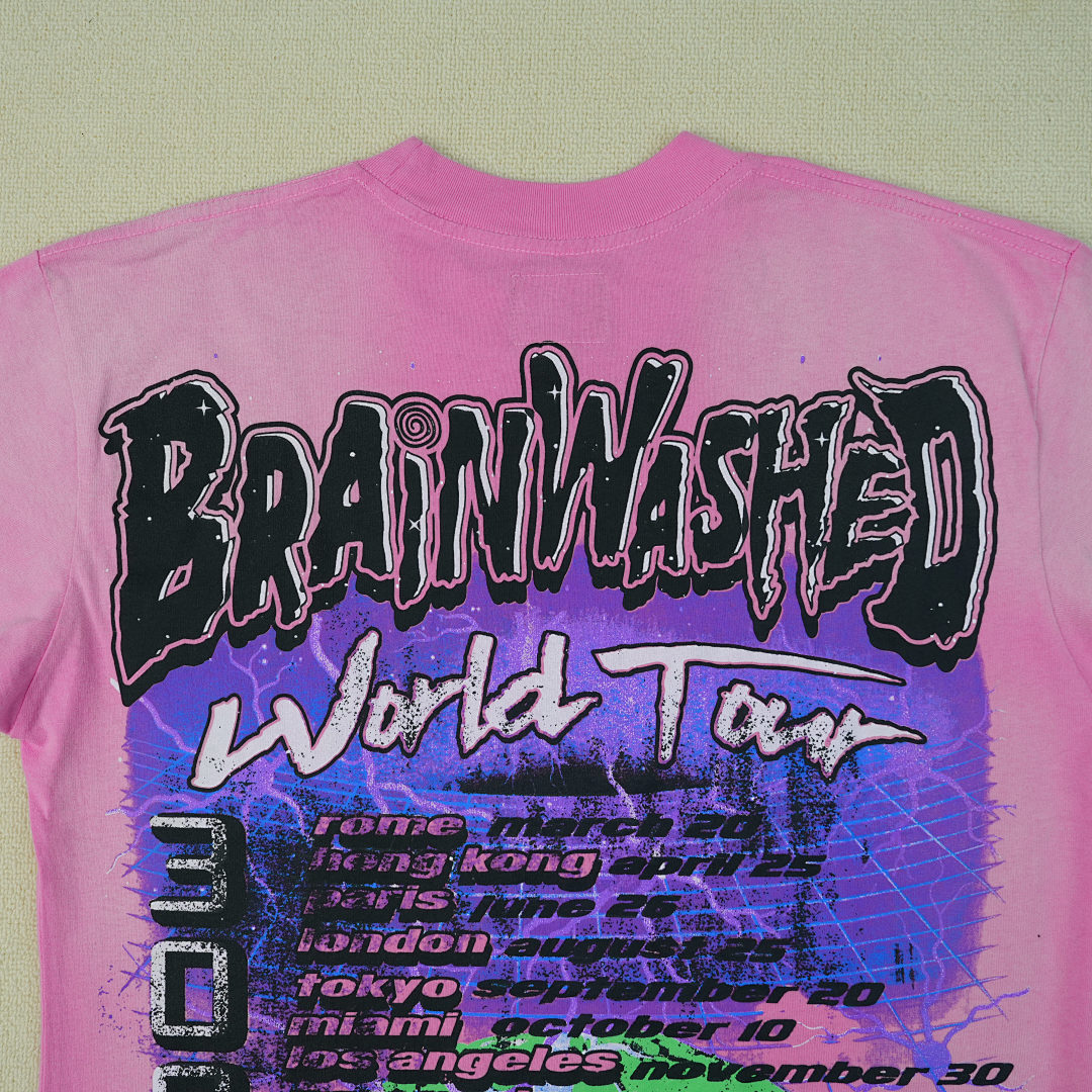 Other 65 Hellstar Brainwashed World Tour T-ShirtPink - Image 18