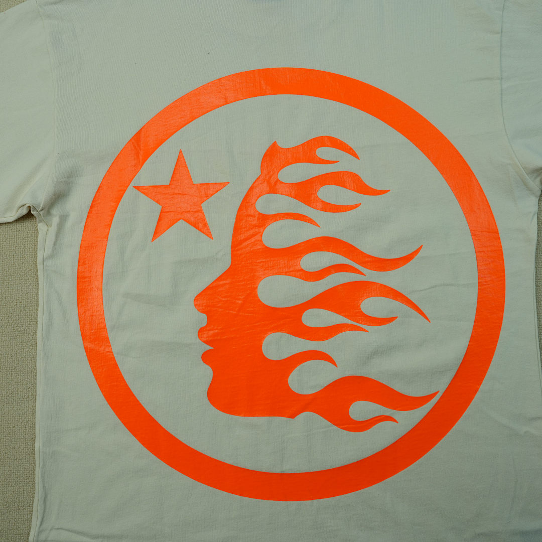 Other 195 Hellstar Classic T-Shirt White/Orange (Regular Print) - Image 17