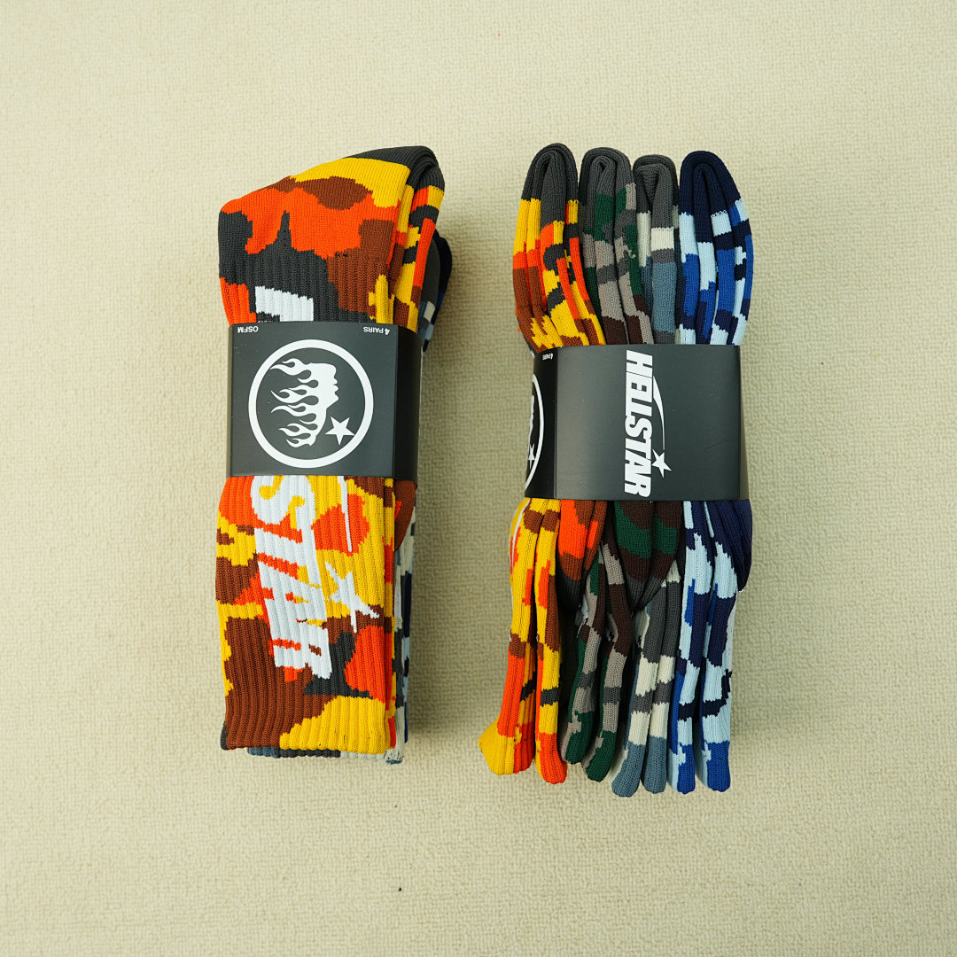 Other 39 Hellstar Logo Socks Camo (4 Pack) - Image 4