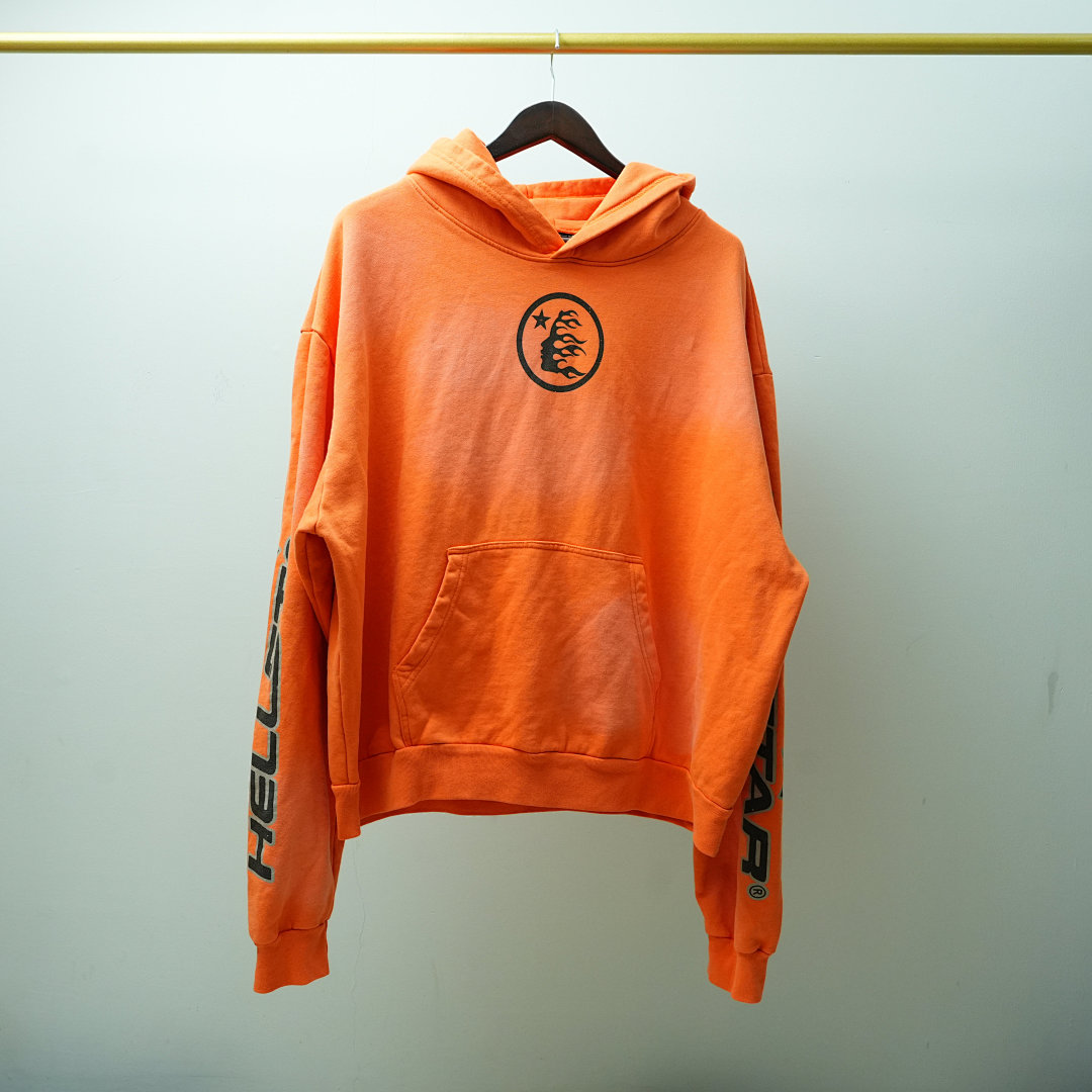Other Hellstar Fire Orange Hoodie Dye - Image 7