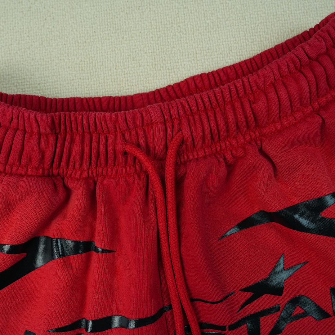 Other 260 Hellstar Warm Up Shorts (Red) - Image 8