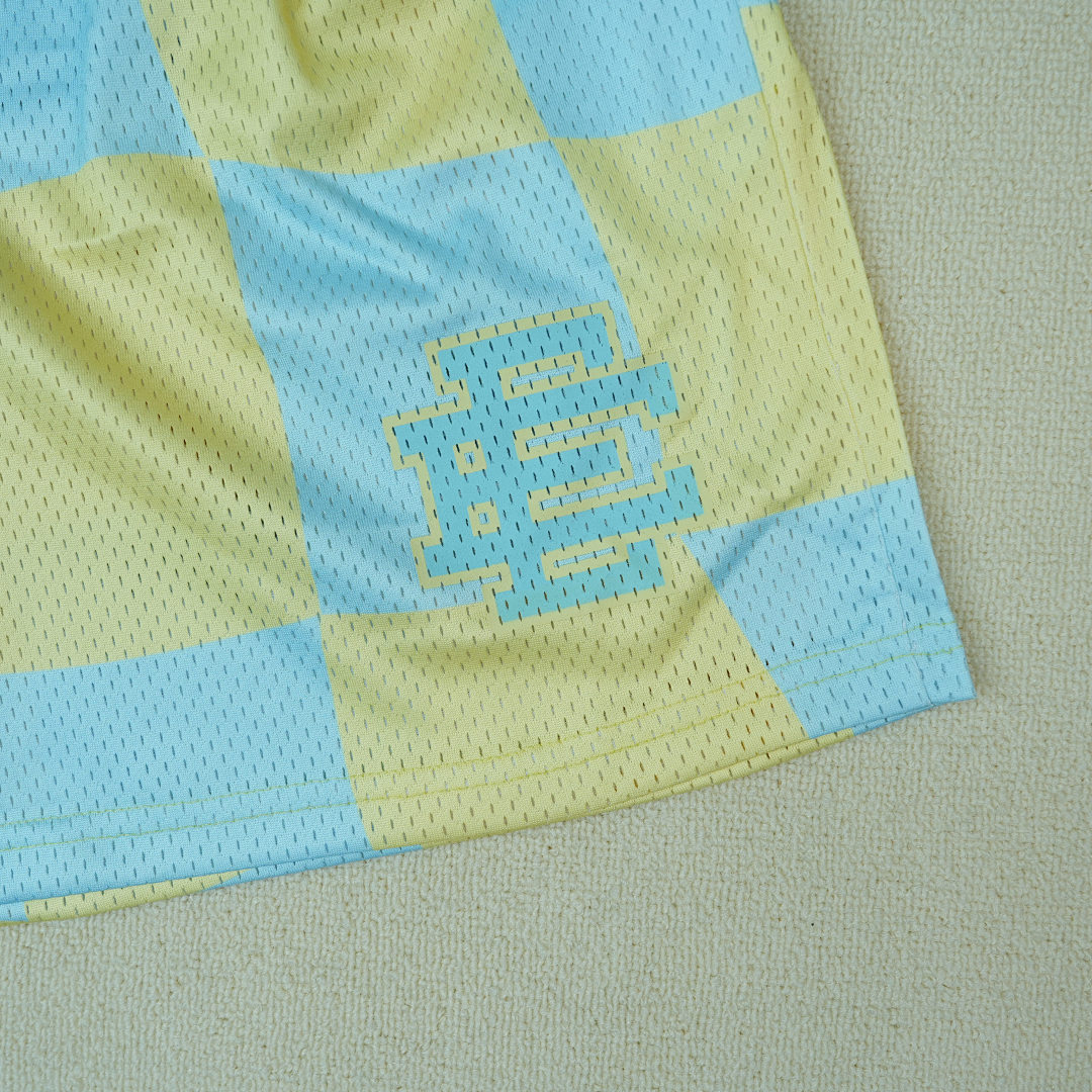 Chanel 80Eric Emanuel EE Basic Short Blue Yellow Wavy Flag - Image 10