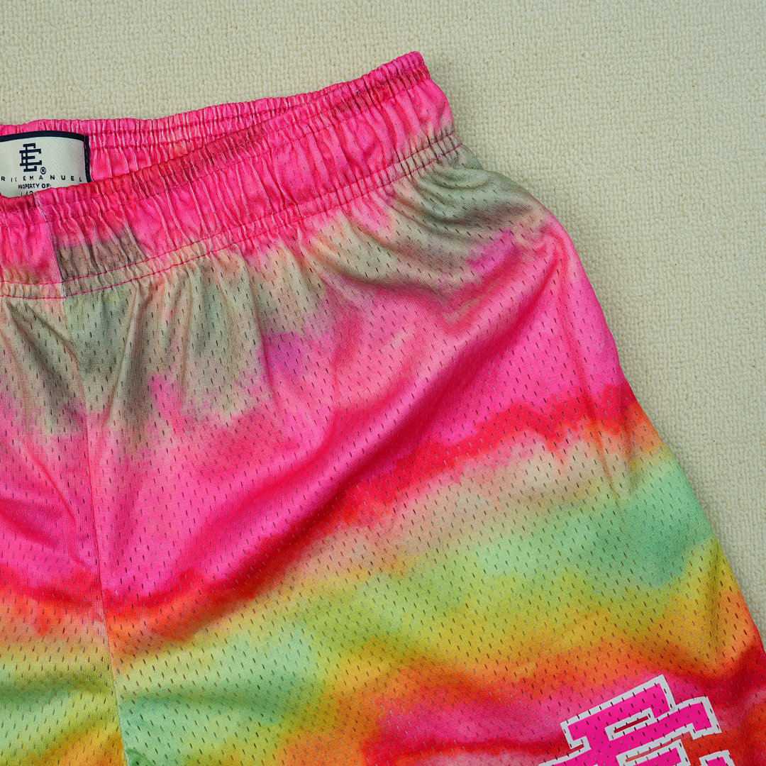 Chanel 80 Eric Emanuel EE Short Pink/Vellow Stripe - Image 13