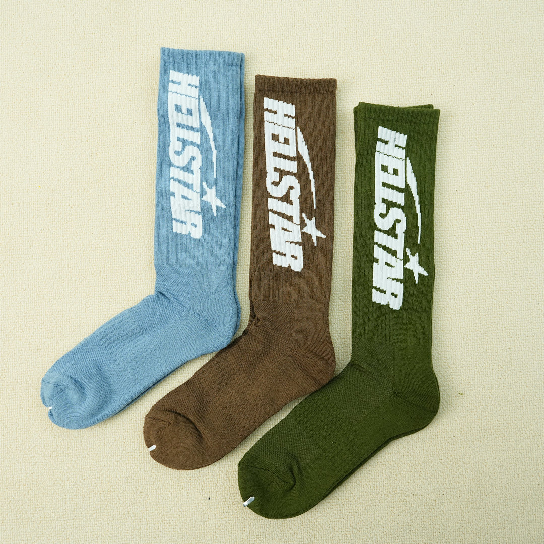 Other 35 Hellstar Logo Socks Earth Tone (3 Pack) - Image 6