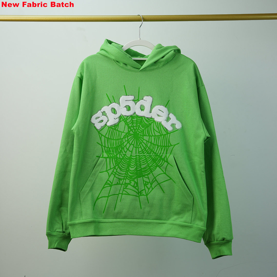 Other 50 Sp5Der Web Hoodie Slime (Green) - Image 25