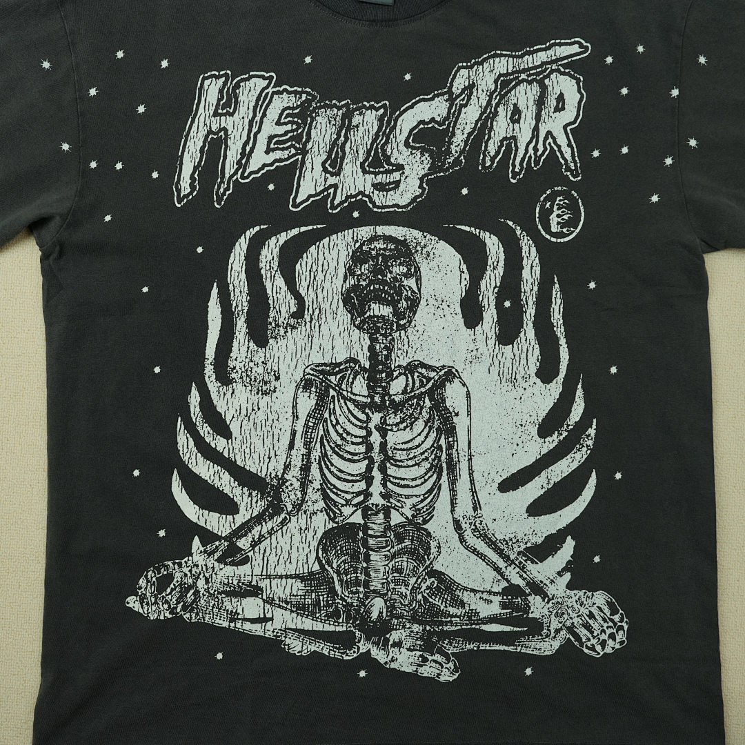 Other 65 Hellstar Studios Inner Peace Short Sleeve Tee Shirt (Black) - Image 22