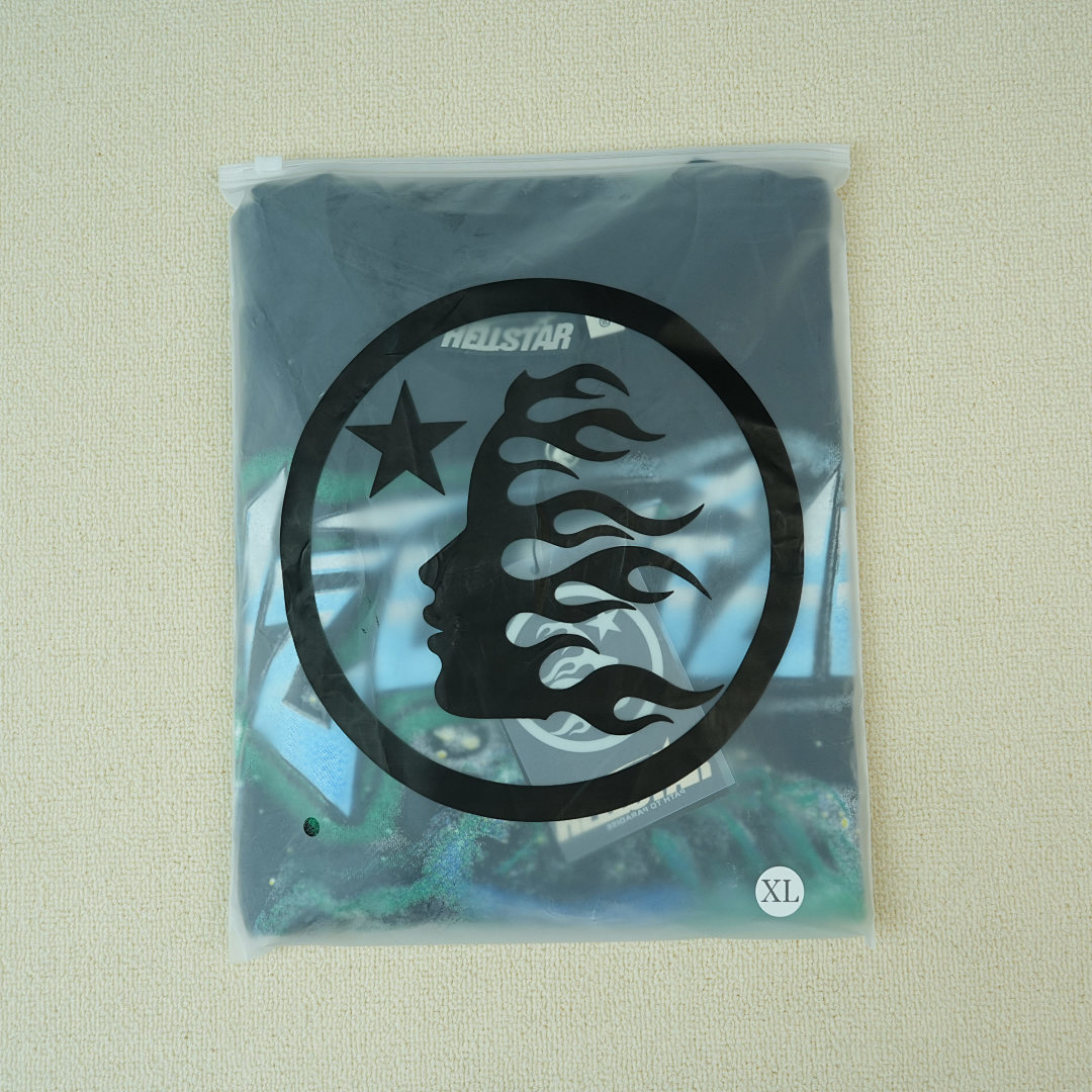 Other 65 Hellstar The Future T-Shirt Black/Blue - Image 5