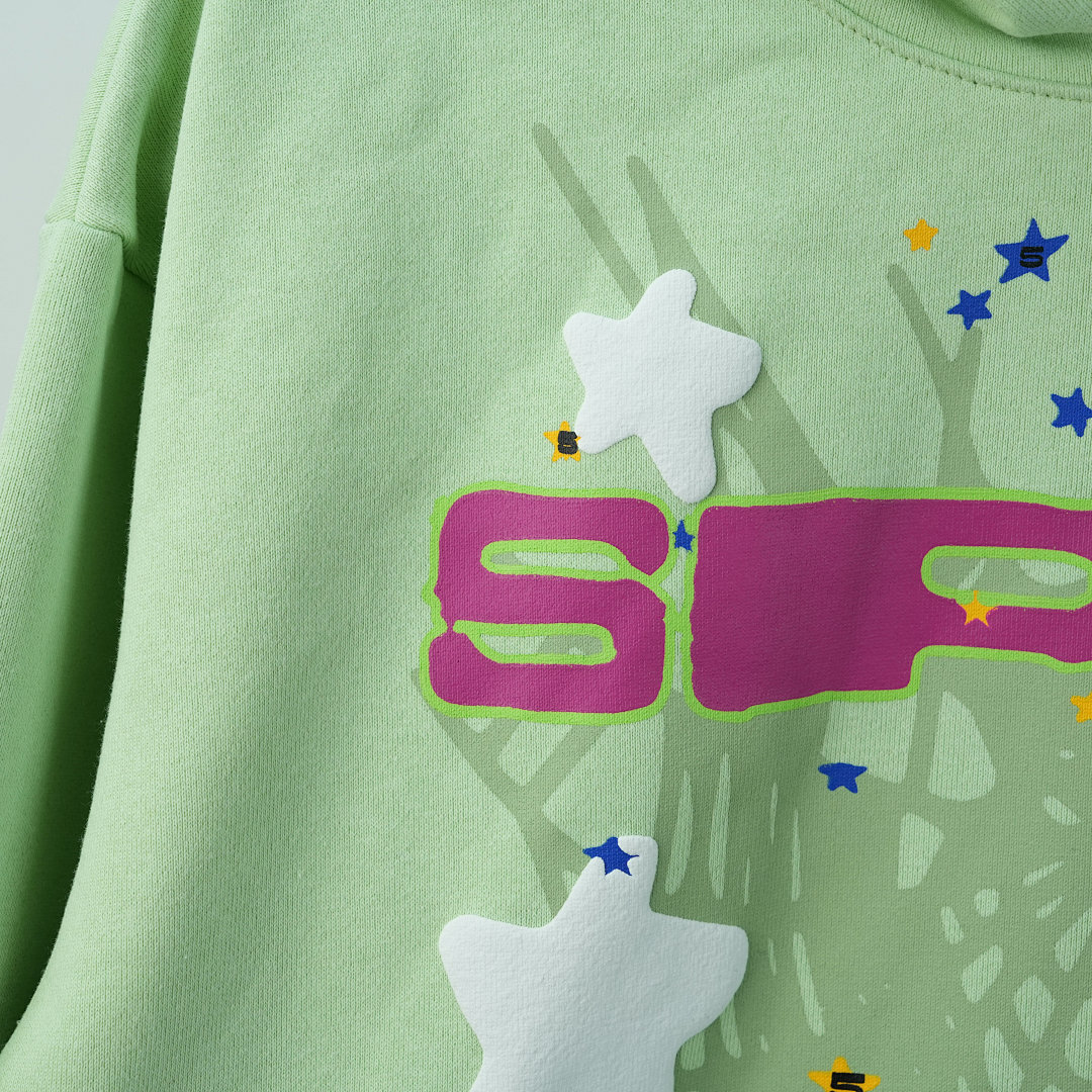 Other Sp5Der SP5 Mint Hoodie - Image 14