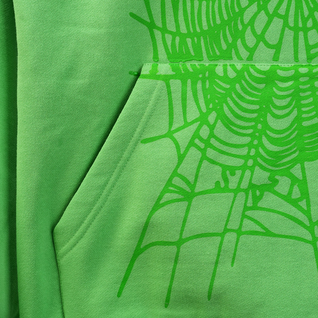 Other 50 Sp5Der Web Hoodie Slime (Green) - Image 64