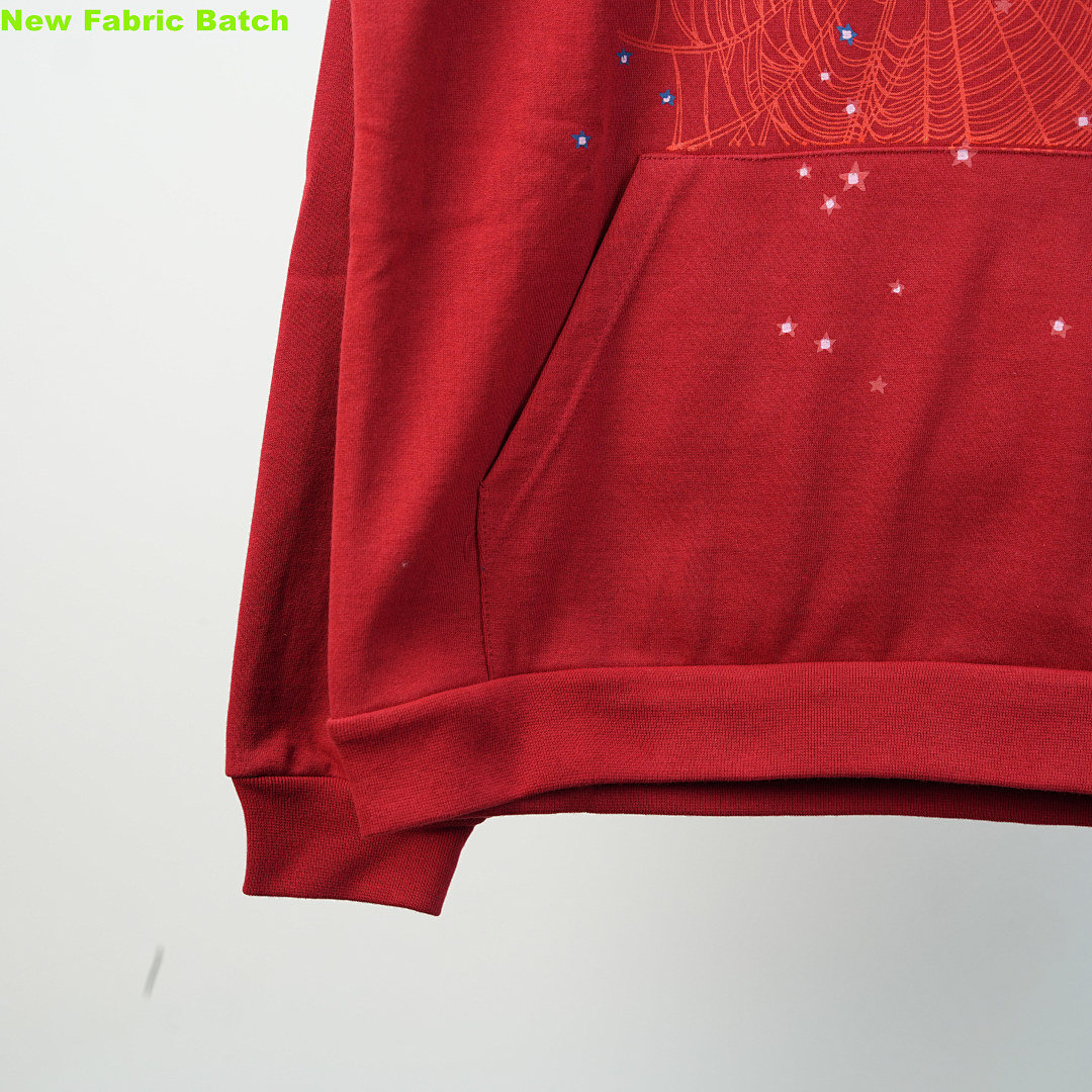 Other Sp5Der Worldwide Red Angel Number 555 Hoodie - Image 16